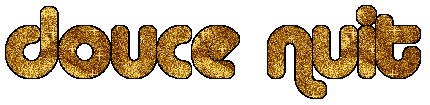 douce nuit mes amies
